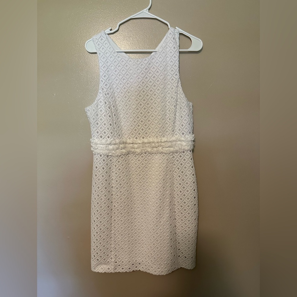 Lilly Pulitzer white textured dress